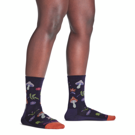 Calcetines de mujer Darn Tough Shroom Bloom Crew Lightweight