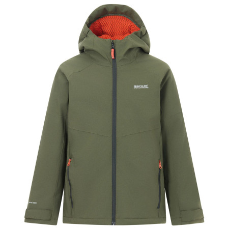 Chaqueta de invierno para niños Regatta Hillain Warm Lined Dark Khaki khaki DrkKhaTea