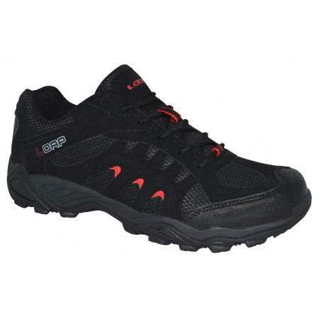 Calzado de senderismo para hombre Loap Moor negro/rojo Black/TrueRed