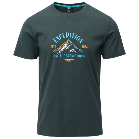 Camiseta de hombre Hi-Tec Hatricko verde darkest spruce
