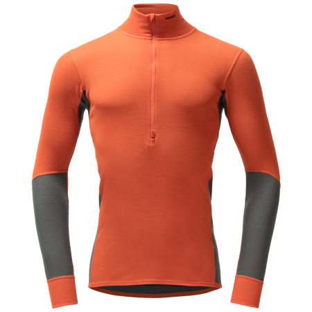 Camiseta funcional de hombre Devold Wool Mesh 190 Zip Neck Man