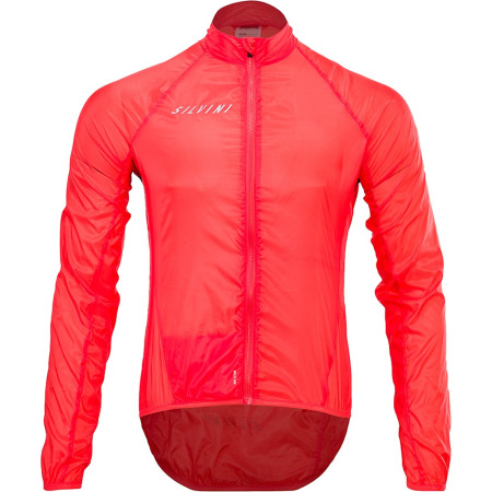 Chaqueta de ciclismo para hombre Silvini Montilio rojo RubyCharcoal