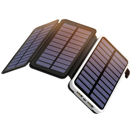 Batería externa solar OUTXE EP300 - 10000mAh negro/blanco
