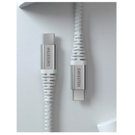 Cable Swissten Kevlar USB C / USB C 1,5 m