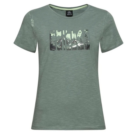 Camiseta de mujer Chillaz Valencia Nature Flow verde Dark Green