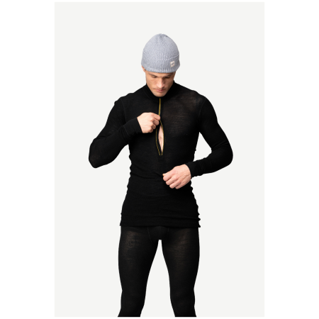 Camiseta funcional de hombre Devold Wool Mesh Man Half Zip Neck