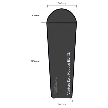 Saco de vivac Lifesystems Venture Solo XL Hooped Bivi