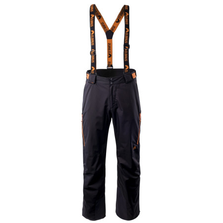Pantalones de hombre Elbrus Olaf negro BlackOnyx/HawaiianSunset