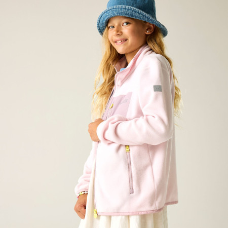Sudadera para niños Regatta Junior Frankie F/Z Pink Haze