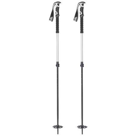 Bastones de esquí de travesía K2 Lockjaw Alu/EVA negro/blanco