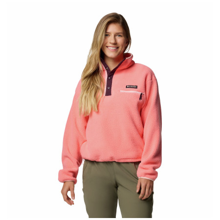 Sudadera de mujer Columbia Helvetia™ II Cropped Half Snap Fleece