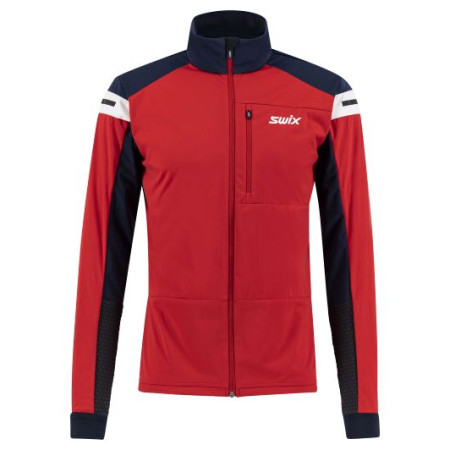 Chaqueta de hombre Swix Dynamic rojo/azul Swix Red