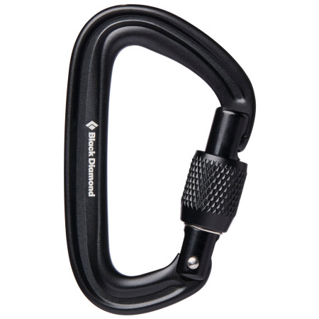 Mosquetón Black Diamond Liteforge Screwgate negro Black