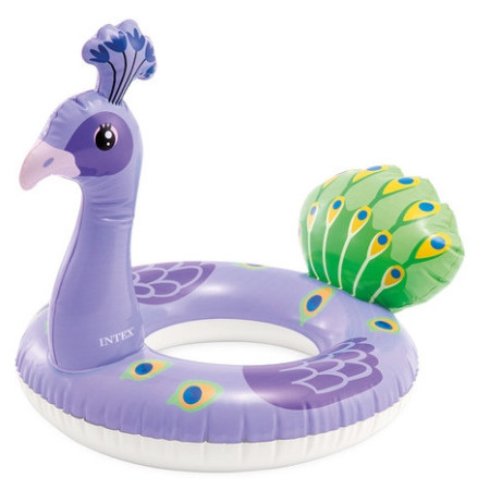 Flotador Intex Big Animal Rings violeta