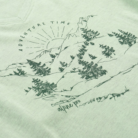 Camiseta funcional de mujer Alpine Pro Grema 2