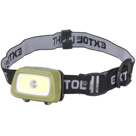 Linterna frontal Extol 250lm Seoul LED verde claro Green
