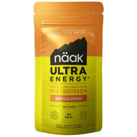 Bebida energética Näak Peach Apricot - Ultra Energy™ Drink Mix - Single Serve ( 72g)