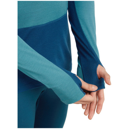 Camiseta funcional de hombre Icebreaker Men Merino 200 ZoneKnit LS Crewe