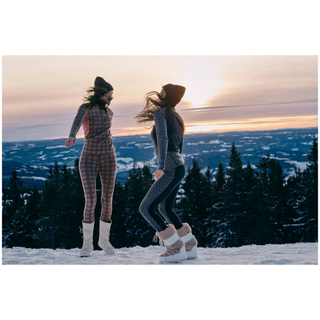 Camiseta funcional de mujer Kari Traa Rose Light Baselayer Half Zip