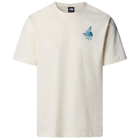 Camiseta de hombre The North Face U Powder Days Relaxed S/S Tee-Graphic blanco White Dune