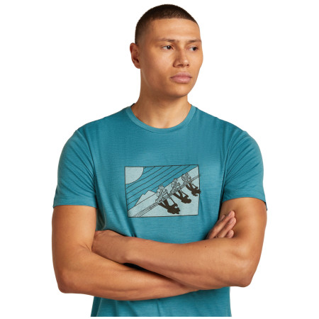 Camiseta de hombre Icebreaker Men Merino 150 Tech Lite SS Tee In The Wild