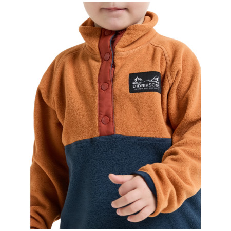 Sudadera para niños Didriksons Monte Kids Half Bu 6 Almond Tree