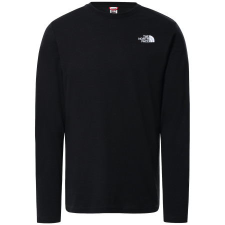 Camiseta de hombre The North Face Red Box Tee Long Sleeve negro/verde Tnfblk/Thymbrshwdcamprint