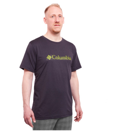 Camiseta de hombre Columbia Tech Trail Graphic Tee negro BlackBranded