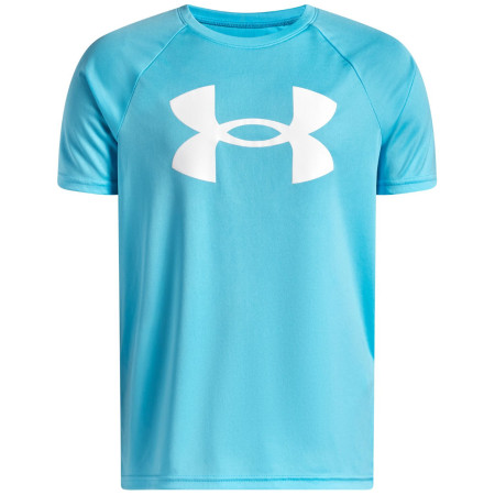 Camiseta funcional para niños Under Armour UA Tech Big Logo SS Fresco Blue