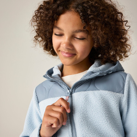 Sudadera para niños Regatta Myla Hybrid Jacket DuskBluSky