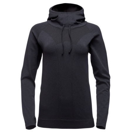 Sudadera funcional de mujer Black Diamond Crux Hoody negro Carbon