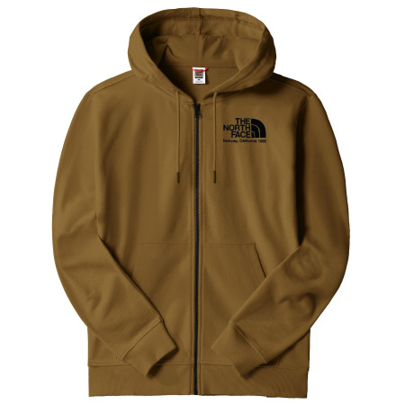 Sudadera de hombre The North Face Berkeley California Fz Hoodie verde MILITARY OLIVE