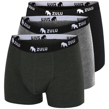 Calzoncillos bóxer para hombre Zulu Merino 160 4in 3-pack