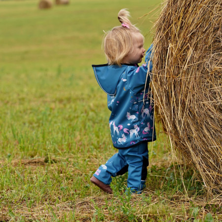 Pantalones softshell para niños WAMU Jednorožci