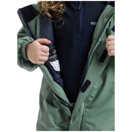 Mono para niños Didriksons Talvi Kids Cover 2 Dark Moss