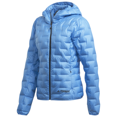 Chaqueta de mujer Adidas W Light Down Ho azul