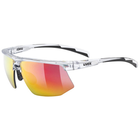 Gafas de sol Uvex Aerios blanco/rojo clear / mir.red