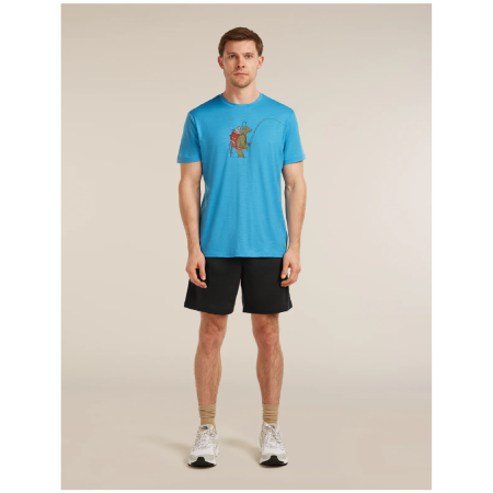 Camiseta funcional de hombre Icebreaker Merino 150 Tech Lite SS Tee Bear Catch