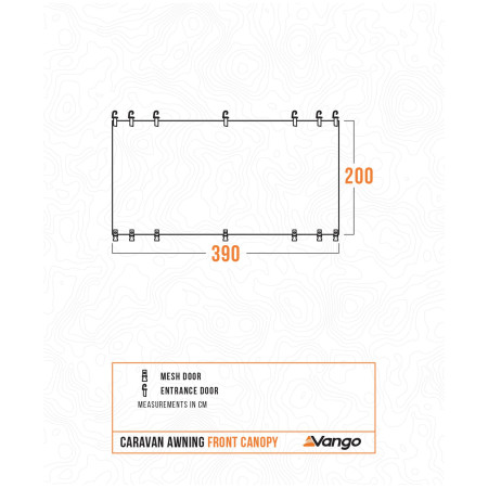 Tienda para caravana Vango Caravan Awning Front Canopy