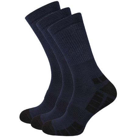 Calcetines MOOA Silver Bamboo 3-pack azul/negro Blue/Black