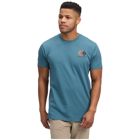 Camiseta de hombre Black Diamond M Faded Ss Tee