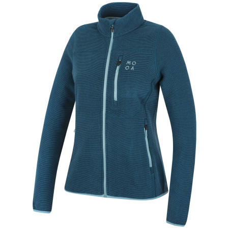 Sudadera de mujer MOOA Velmo fleece 210 azul lagoon blue