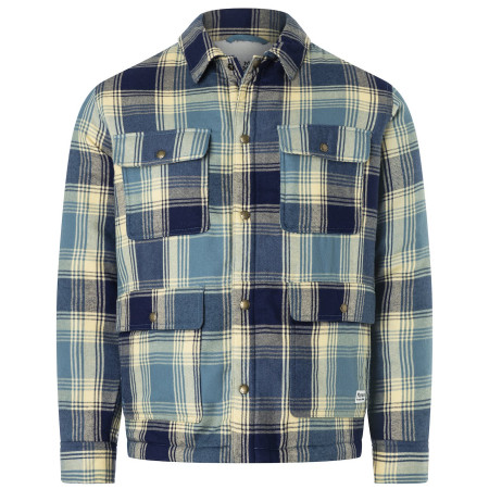 Chaqueta de invierno para hombre Marmot Ridgefield Sherpa Flannel Shirt Jacket azul Moon River