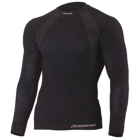 Camiseta funcional de hombre Lasting Wapol negro Black