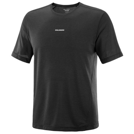 Camiseta de hombre Salomon Shakeout Core SS TEE M negro Deep Black
