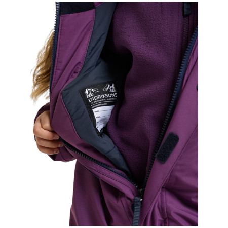 Mono para niños Didriksons Talvi Kids Cover 2 Northen Purple