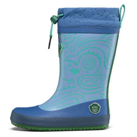 Botas de agua para niños Affenzahn Rainboot Vegan Puddly Bird of Paradise