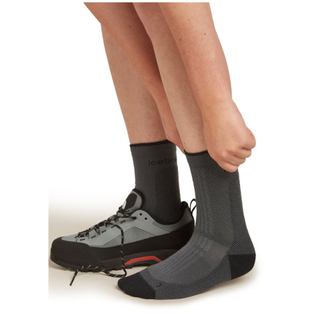 Calcetines de mujer Icebreaker W Mer Hike+ Ultralight Quarter