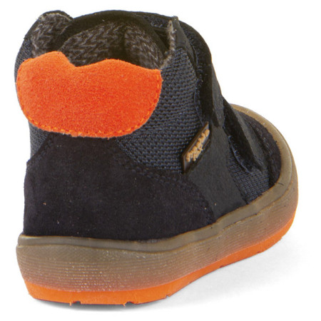 Zapatos barefoot para niños para todo el año Froddo Ollie Lumi Tex Dark Blue