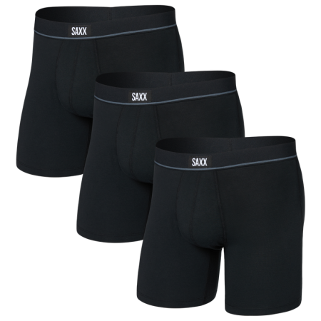 Calzoncillos bóxer para hombre Saxx Essential Cotton Boxer Brief Fly 3Pk